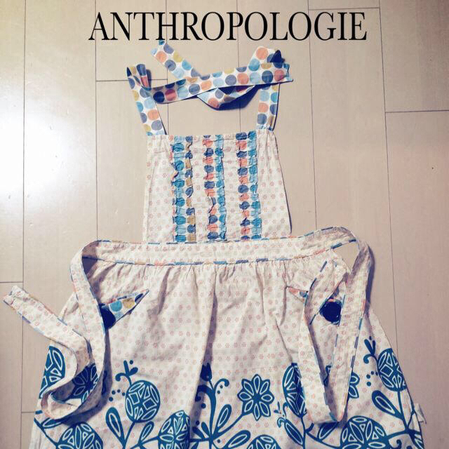Anthropologie(アンソロポロジー)のGGお馴染みアンソロポロジー♡エプロン レディースのルームウェア/パジャマ(ルームウェア)の商品写真