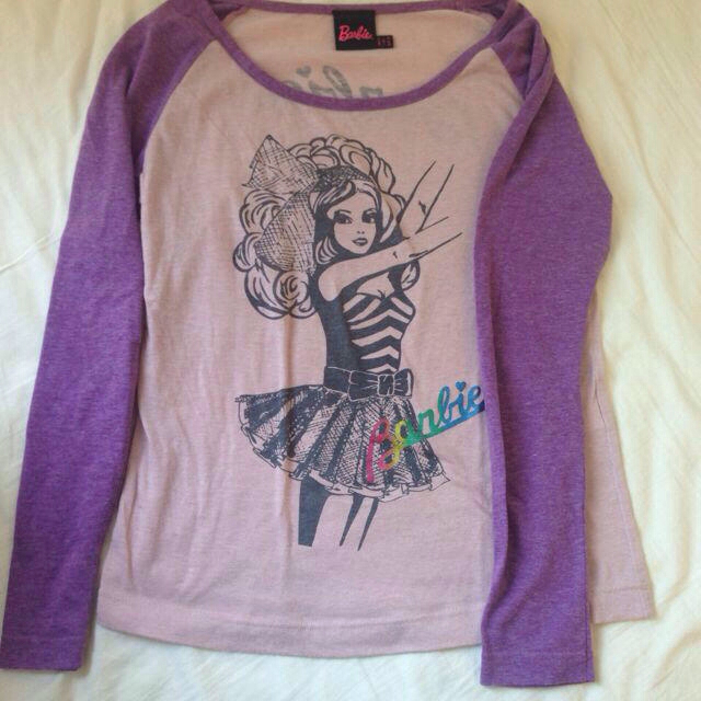 Barbie(バービー)のBarbie♡ロンT レディースのトップス(Tシャツ(長袖/七分))の商品写真