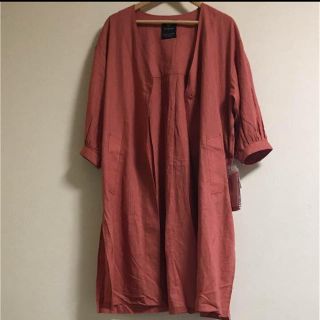 ダブルクローゼット(w closet)のみぃ様  専用★w closet★ダブルクローゼット★リネン混 コート(ロングコート)