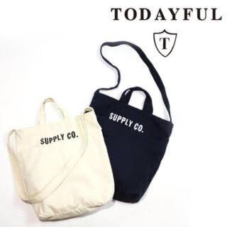 トゥデイフル(TODAYFUL)のtodayful ヴィンテージロゴトート 新品(トートバッグ)