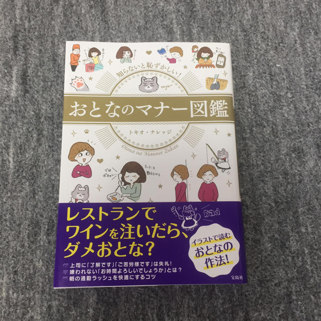 宝島社(タカラジマシャ)のおとなのマナー図鑑 トキオ ナレッジ エンタメ/ホビーのエンタメ その他(その他)の商品写真