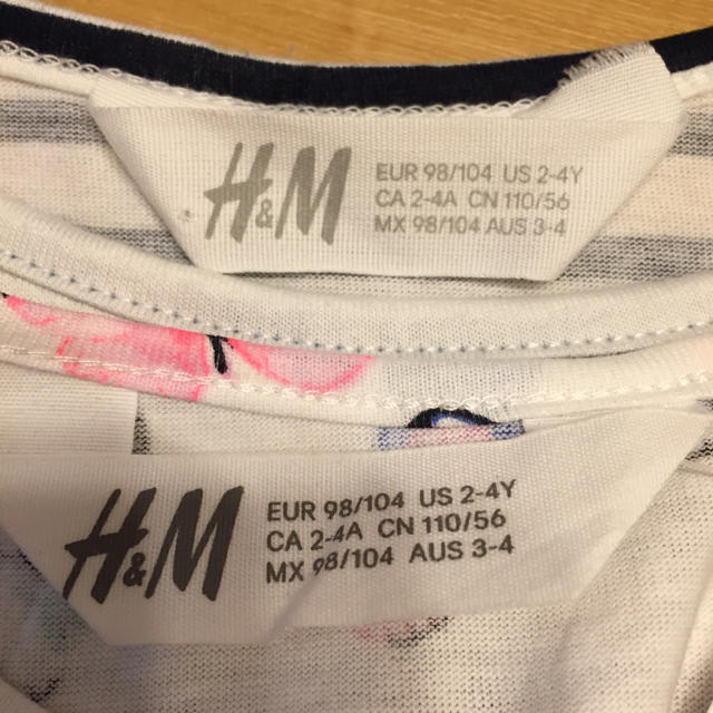 H&M(エイチアンドエム)の◉新品 未使用◉ H&M 100センチ ワンピース キッズ/ベビー/マタニティのキッズ服女の子用(90cm~)(ワンピース)の商品写真