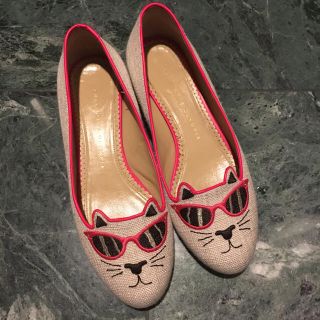 シャルロットオリンピア(Charlotte Olympia)のCharlotte Olympia 猫 パンプス シャーロットオリンピア(バレエシューズ)