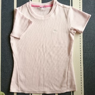 アディダス(adidas)の〈夏物処分sale〉♡adidas ピンクTシャツ♡(Tシャツ(半袖/袖なし))