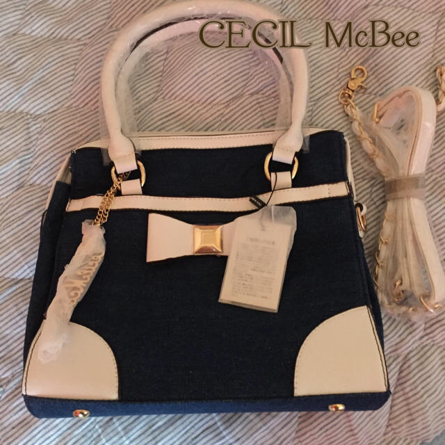 CECIL McBEE(セシルマクビー)の新品セシルマクビー ２wayデニムバッグ レディースのバッグ(ハンドバッグ)の商品写真