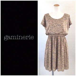 ギャミヌリィ(gaminerie)の❤️送料込❤️gaminerie 花柄シフォンワンピース ギャミヌリィ(ひざ丈ワンピース)