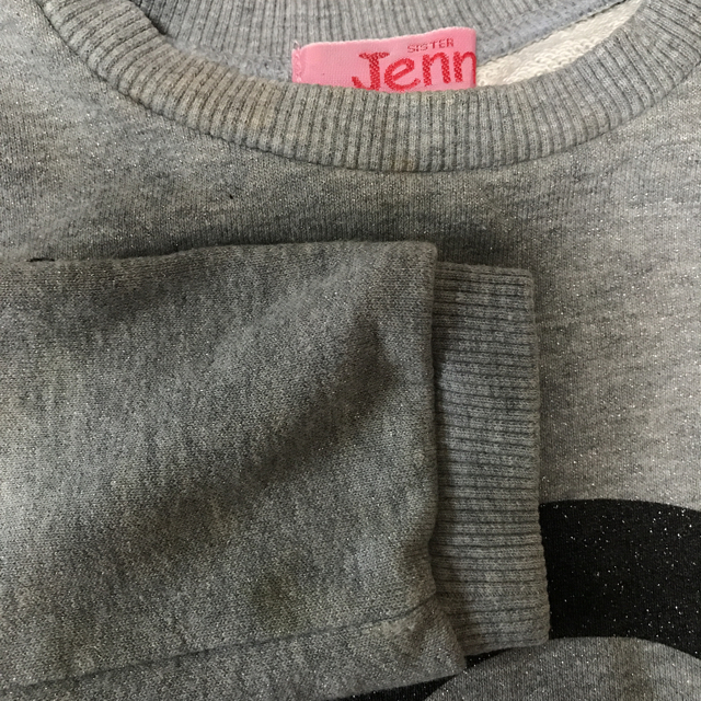 JENNI(ジェニィ)のJenni トレーナーワンピ  チュニック 100センチ キッズ/ベビー/マタニティのキッズ服女の子用(90cm~)(ワンピース)の商品写真