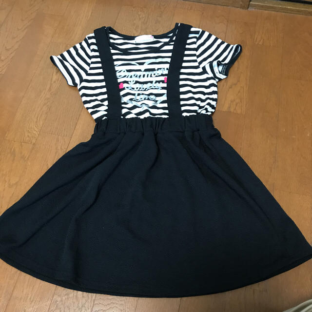 しまむら(シマムラ)の140cm 女の子ワンピース キッズ/ベビー/マタニティのキッズ服女の子用(90cm~)(ワンピース)の商品写真