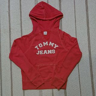 トミーヒルフィガー(TOMMY HILFIGER)のお値下げ歓迎！☆TOMMY JEANS☆ピンクパーカー！(パーカー)