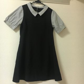 マジェスティックレゴン(MAJESTIC LEGON)の【ema様専用】襟付き ワンピース (ひざ丈ワンピース)