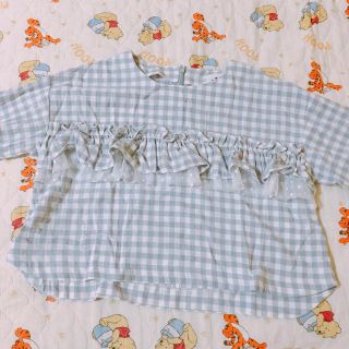 メリージェニー(merry jenny)のmerryjenny フリルトップス(Tシャツ(半袖/袖なし))