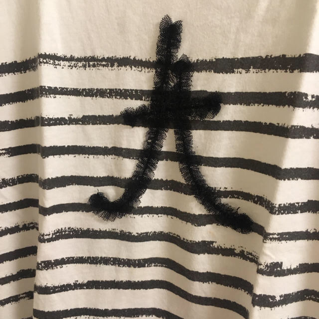 Adam et Rope'(アダムエロぺ)のアダムエロペ手書き風ボーダーティーシャツ レディースのトップス(Tシャツ(半袖/袖なし))の商品写真