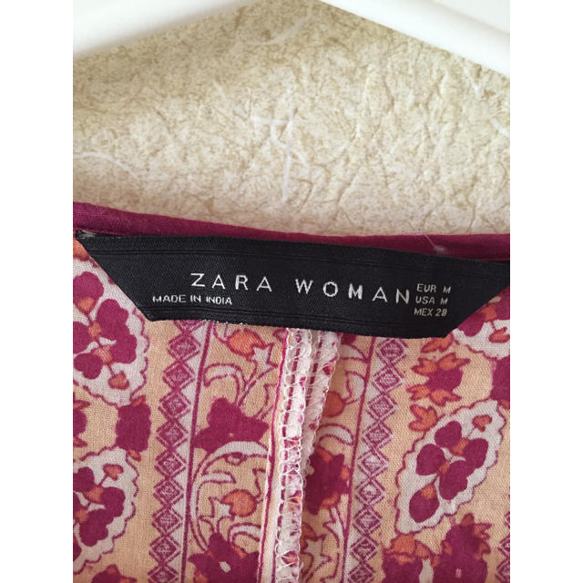 ZARA(ザラ)のZARA ザラ ボヘミアン インド ワンピース レディースのワンピース(ロングワンピース/マキシワンピース)の商品写真
