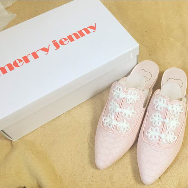 merry jenny(メリージェニー)のmerry jenny チャイナスリッパ レディースの靴/シューズ(サンダル)の商品写真