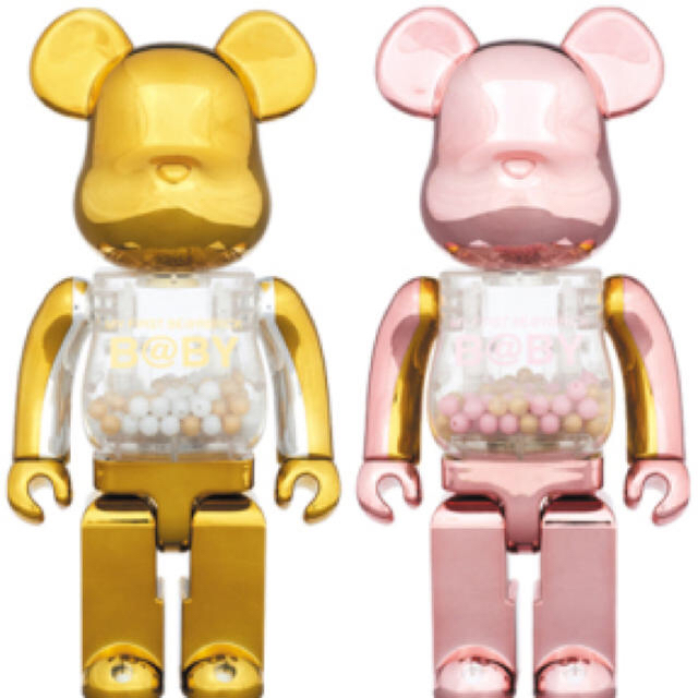 MEDICOM TOY(メディコムトイ)のMY FIRST BE@RBRICK B@BY 100% 400%セット エンタメ/ホビーのおもちゃ/ぬいぐるみ(キャラクターグッズ)の商品写真