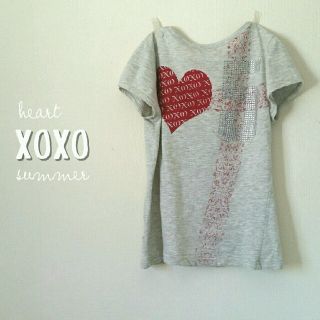 キスキス(XOXO)のonesize【XOXO】丸首半袖Tシャツ(Tシャツ(半袖/袖なし))