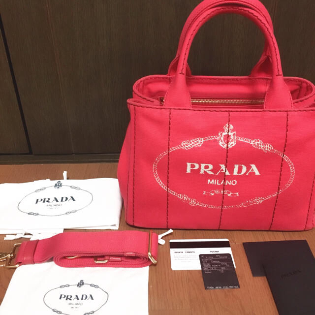 無料配達 PRADA - PRADA カナパ 1BG439 トートバック(ショルダー付