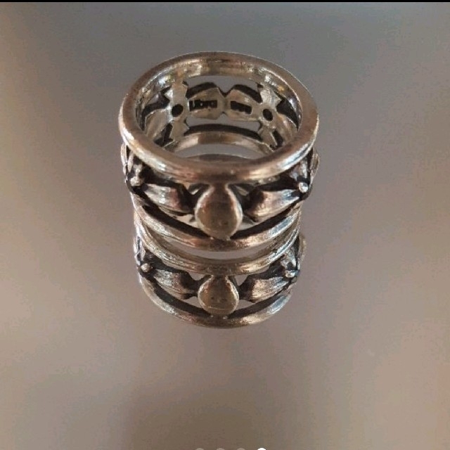 じょんこ様専用　Libra・リブラ・指輪・シルバー・9号　 メンズのアクセサリー(リング(指輪))の商品写真