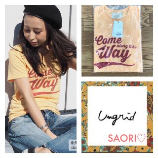 アングリッド(Ungrid)のungrid【新品タグ付】 come wayプリントTee(Tシャツ(半袖/袖なし))