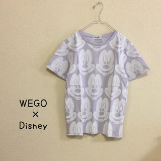 ディズニー(Disney)の【新品】WEGO disney ミッキー 総柄プリントT(Tシャツ(半袖/袖なし))