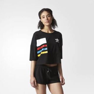 アディダス(adidas)のアディダス オリジナル オリジナルス tシャツ クロップトップ(Tシャツ(半袖/袖なし))