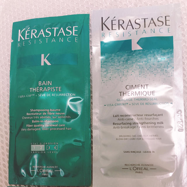 KERASTASE(ケラスターゼ)のケラスターゼ サンプル 2セット コスメ/美容のキット/セット(サンプル/トライアルキット)の商品写真