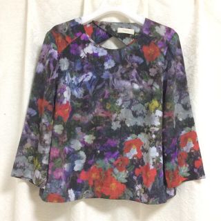 ポールスミス(Paul Smith)の美品【Paul Smith】花柄 7分丈 ブラウス(シャツ/ブラウス(長袖/七分))