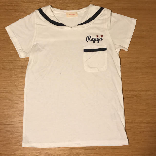 repipi armario(レピピアルマリオ)のREPIPI マリン風Tシャツ レディースのトップス(Tシャツ(半袖/袖なし))の商品写真