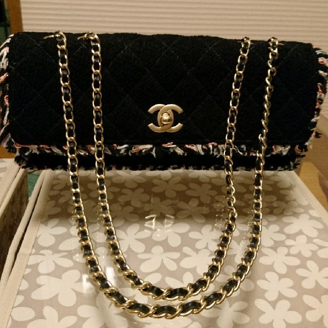 話題の人気 CHANEL - CHANEL ツイードバック ショルダーバッグ