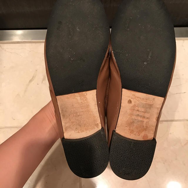 repetto(レペット)のレペット 正規品 汚れあり キャメル バレーシューズ レディースの靴/シューズ(バレエシューズ)の商品写真