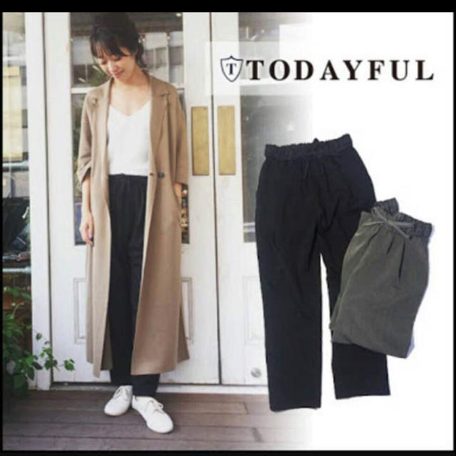 TODAYFUL(トゥデイフル)の期間限定値下げ！todayful フロップトラフパンツ 36 レディースのパンツ(クロップドパンツ)の商品写真