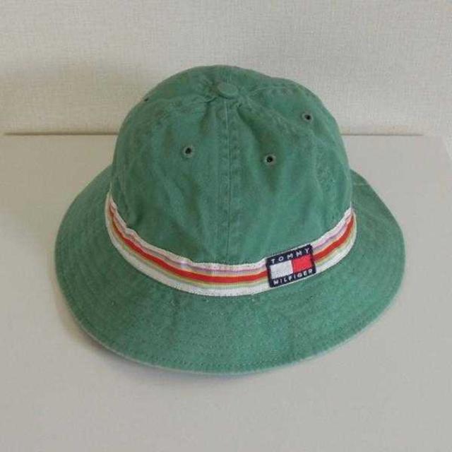 TOMMY HILFIGER(トミーヒルフィガー)のトミーヒルフィガー ハット USA製 グリーン(k-075) メンズの帽子(ハット)の商品写真