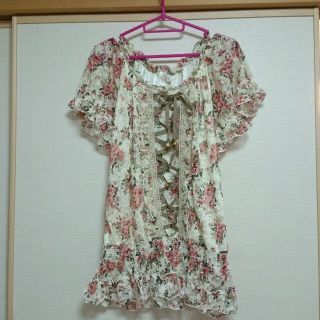 アクシーズファム(axes femme)のaxes♡総レース花柄チュニック(チュニック)