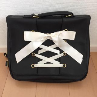 ウィゴー(WEGO)の（最終値下げ）WEGO♡レースアップリボンリュック♡(リュック/バックパック)