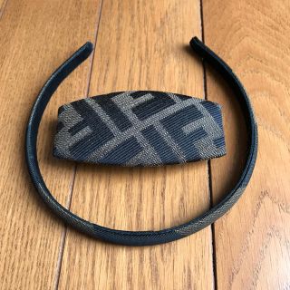 フェンディ(FENDI)の★【未使用】★【FENDI：フェンディ】◆バレッタ＆カチューシャ◆(カチューシャ)