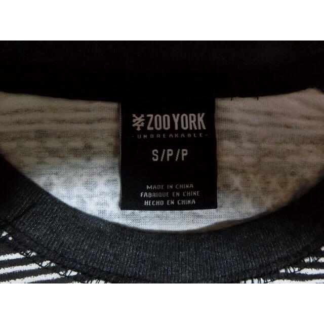 ZOO YORK(ズーヨーク)のアメカジ【ZOOYORK】 ボーダー柄ロングT US S メンズのトップス(Tシャツ/カットソー(七分/長袖))の商品写真