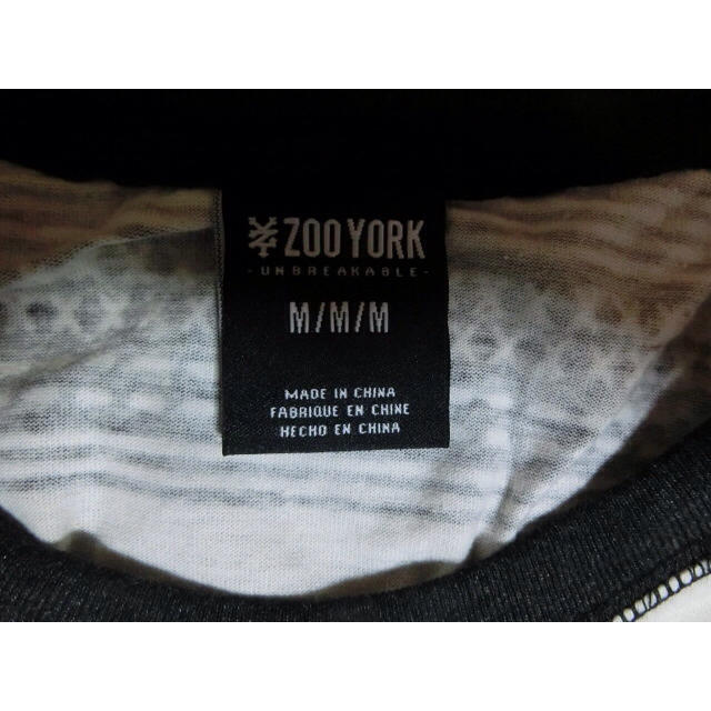 ZOO YORK(ズーヨーク)のアメカジ【ZOOYORK】 ボーダー柄ロングT US M メンズのトップス(Tシャツ/カットソー(七分/長袖))の商品写真