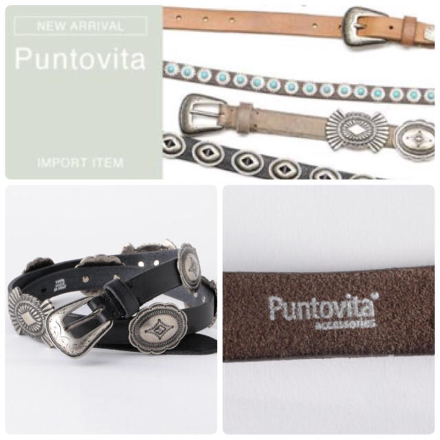 DEUXIEME CLASSE(ドゥーズィエムクラス)の美品《Puntovita》コンチョベルト レディースのファッション小物(ベルト)の商品写真