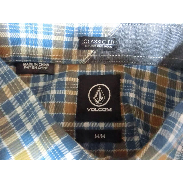 volcom(ボルコム)のボルコム【VOLCOM】チェック柄 ロングスリーブシャツUS M  メンズのトップス(シャツ)の商品写真