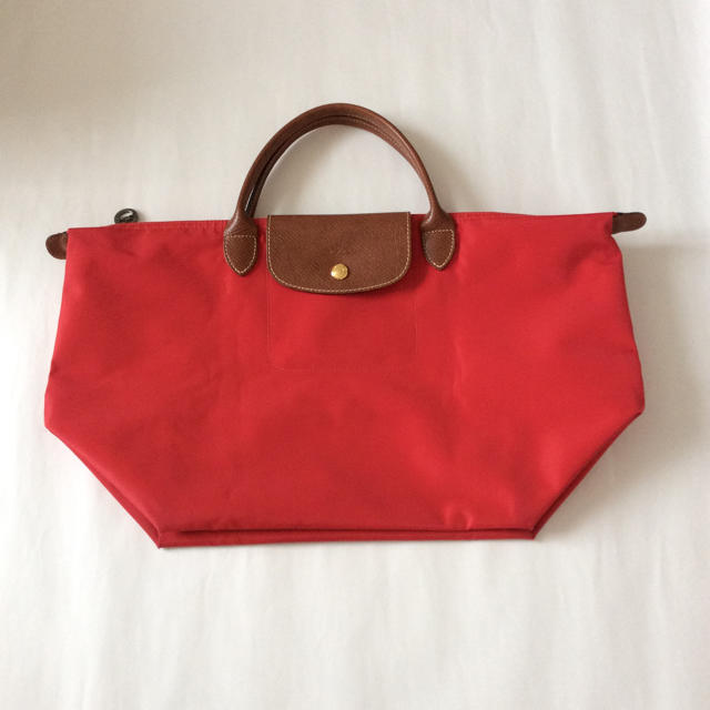 LONGCHAMP(ロンシャン)のロンシャン プリアージュ トートバッグ M レッド LONGCHAMP レディースのバッグ(トートバッグ)の商品写真