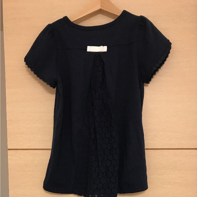 未使用 バックデザインT キッズ/ベビー/マタニティのキッズ服女の子用(90cm~)(Tシャツ/カットソー)の商品写真