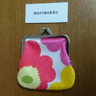 マリメッコ(marimekko)の新品未使用 マリメッコ ウニッコ がま口 marimekko 小銭入れ ポーチ(コインケース)