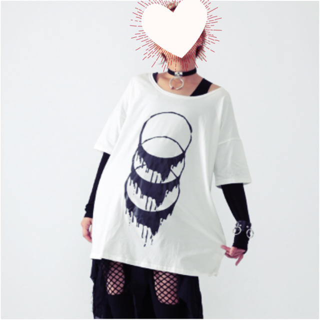 FUNKY FRUIT(ファンキーフルーツ)の【Drug  honey】メルとリングプリントT レディースのトップス(Tシャツ(半袖/袖なし))の商品写真