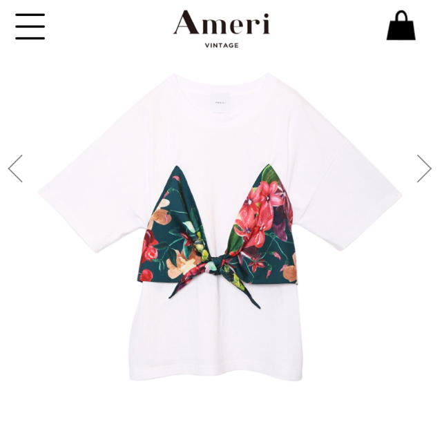 Ameri VINTAGE(アメリヴィンテージ)のAmeri▶︎◀︎ARIANNA BIKINI Tee☆WHT/完売品 レディースのトップス(Tシャツ(半袖/袖なし))の商品写真