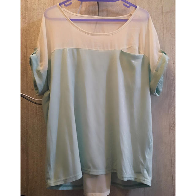 OZOC(オゾック)のオゾック＊処分価格＊とろみTシャツ レディースのトップス(Tシャツ(半袖/袖なし))の商品写真