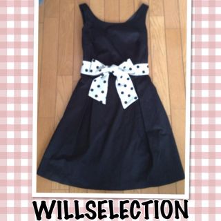 ウィルセレクション(WILLSELECTION)のワンピ・美品/WILLSELECTION(ミニワンピース)