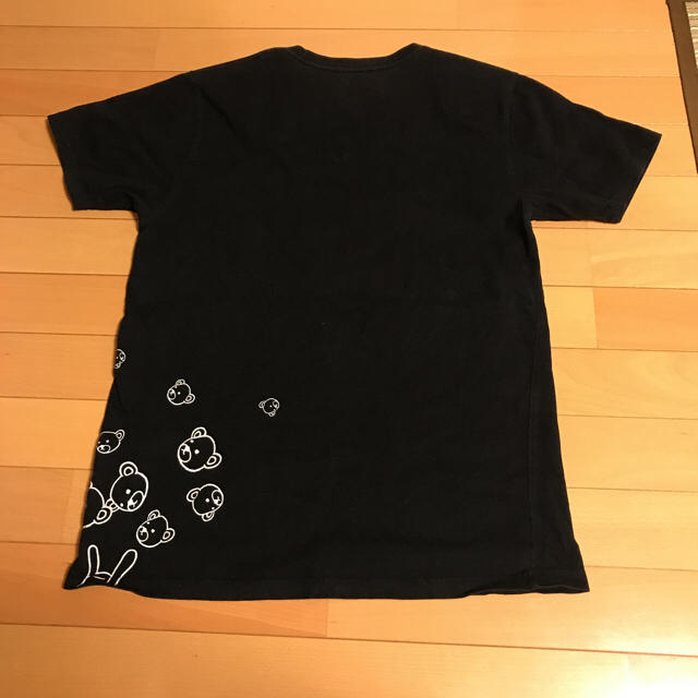 Design Tshirts Store graniph(グラニフ)のグラニフ コントロールベア 黒 M メンズのトップス(Tシャツ/カットソー(半袖/袖なし))の商品写真