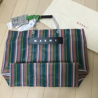 マルニ(Marni)のマルニカフェバッグ 新品タグ付き(トートバッグ)