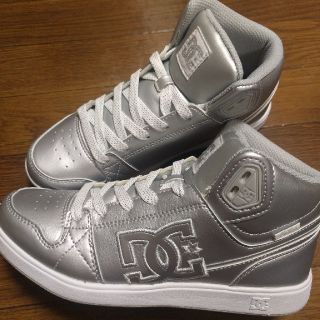 ディーシーシュー(DC SHOE)のけったん様専用！お値下げ！DCハイカットシルバースニーカー(スニーカー)