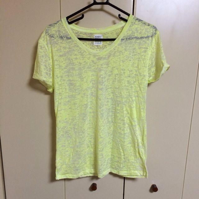 ZARA(ザラ)のザラ☆ネオンカラーTシャツ レディースのトップス(Tシャツ(半袖/袖なし))の商品写真